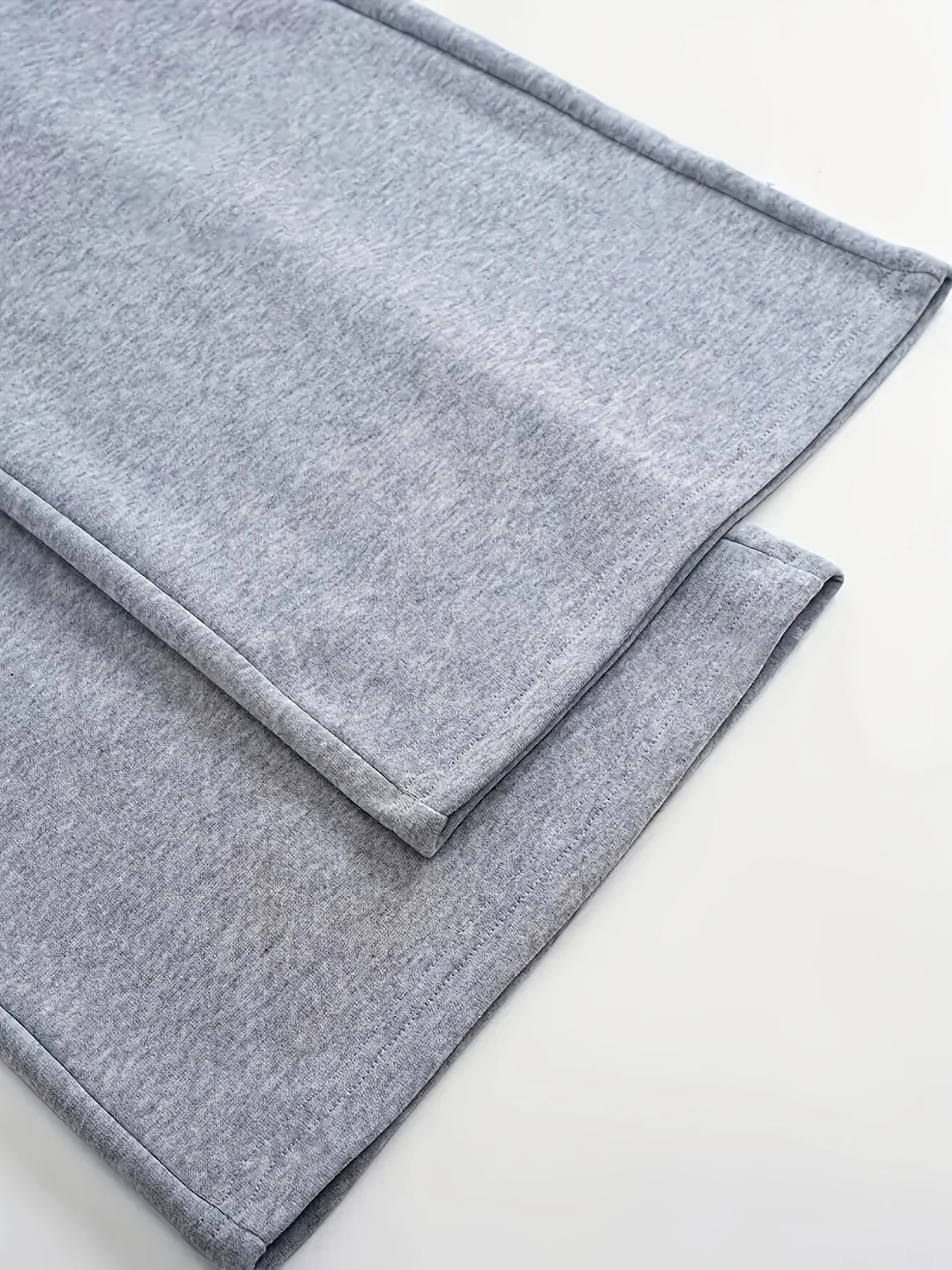 Women's Solid Color Wide Leg Pants Casual Drawstring Sweatpants with Pockets Jogging Loose Pants Relaxed Fit Style Autumn Winter