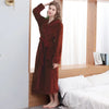 Large Size Flannel Long Robe Autumn Winter Thickened Couple Sleepwear Kimono Bathrobe Gown Nightgown Loose Coral Fleece Homewear