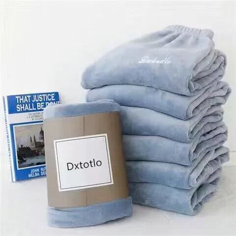 Thiened Coral Fce Home Clothes Spwear ex Winter Warm Loose Fit Home Leisure Suit for Teens Kids Middle-Aged And E...