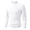 Mens Mock Neck Pullover Sweater High Neck Turtleneck Long Sleeve Sweaters for Men Winter Warm Outwear Stripes Casual Coats