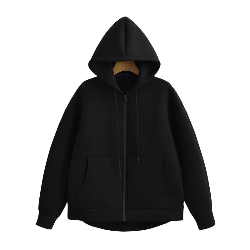 Zip Up Hoodies Women Autumn Hooded Sweatshirt Woman Long Sleeve Oversized Women's Sweatshirts Zip Hoodie Women Jackets