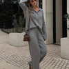 Bornladies Autumn Winter New Knit Cardigan Pants Set Loose Two Piece Casual Sweater Suit Women Thick Warm Soft Knitted Outfit