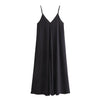 MUJER Black Slip Long Dresses for Women Red Draped Summer Dress Woman 2025 Sexy Backless Maxi Dress Women Summer Beach Dresses