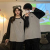 2 Sets of Couple Models Korean Ins Peter Rabbit Couple Pajamas Female Cotton Long-sleeved Men's Striped Two-piece Homewear