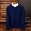 2025 Cashmere Sweater O-neck Pullovers Men's Loose Oversized M-3XL Knitted Bottom Shirt Autumn Winter New Korean Casual Men Top
