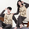 Cotton Couple Pajamas Sets for Women Men Plus Size Sleepwear Comfortable Homewear Autumn Spring Leisure Loungewear Pijamas